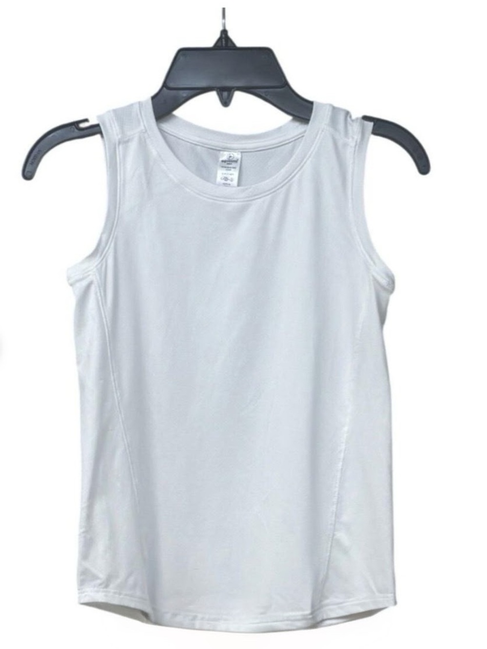 Girl’s 90 Degree Mesh Upbeat Tank in White